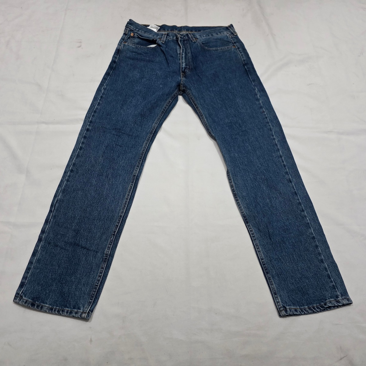 Pantalon Levis 505 34x32 Recto Azul Intermedio