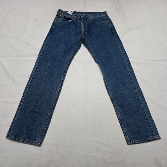 Pantalon Levis 505 34x32 Recto Azul Intermedio