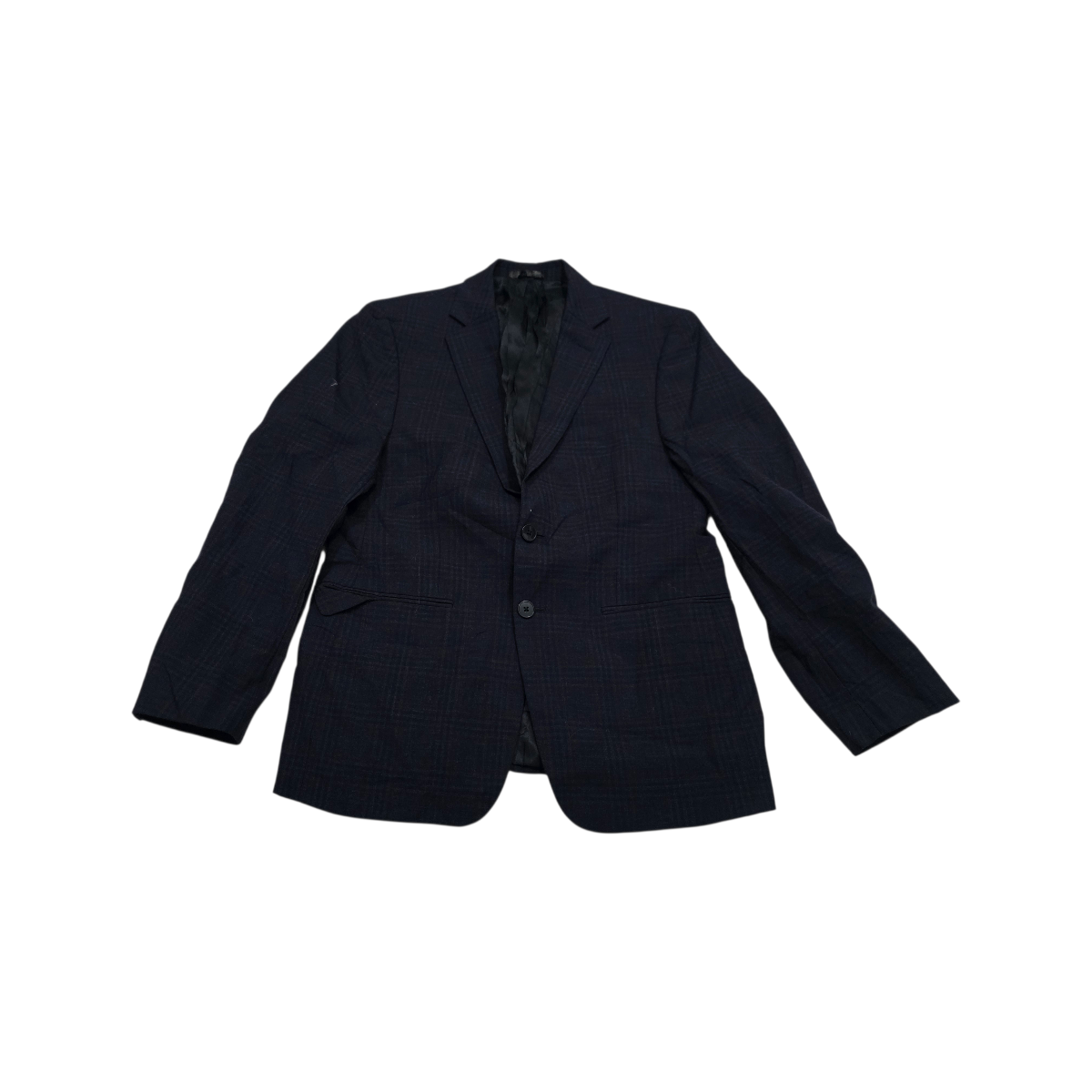 Saco Calvin Klein 40s Cuadro Azul Extreme Slimfit