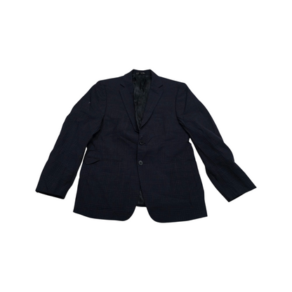 Saco Calvin Klein 40s Cuadro Azul Extreme Slimfit