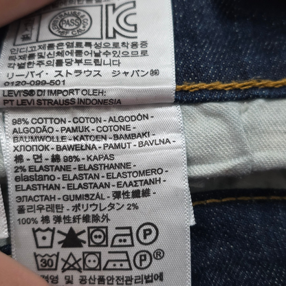 Pantalon Levis 513 34x32 Slimfit Azul