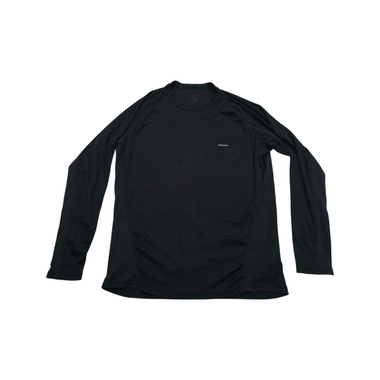 Playera Manga Larga Patagonia Capilene Grande L Negro