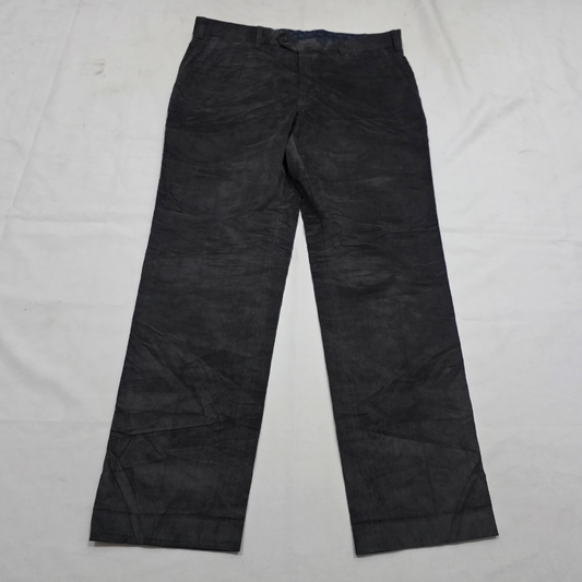 Pantalon Ralph Lauren 35x30 Recto Gris Pana
