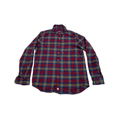 Camisa Vineyard Vines Mediana M Slimfit Cuadro Azul Y Vino