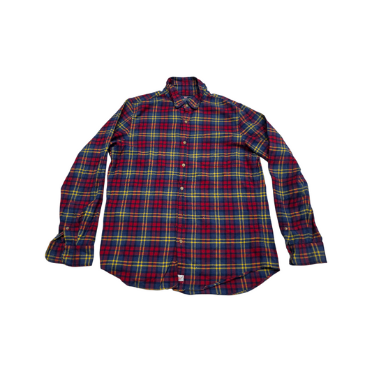 Camisa Vineyard Vines Mediana M Slimfit Cuadro Azul Y Vino