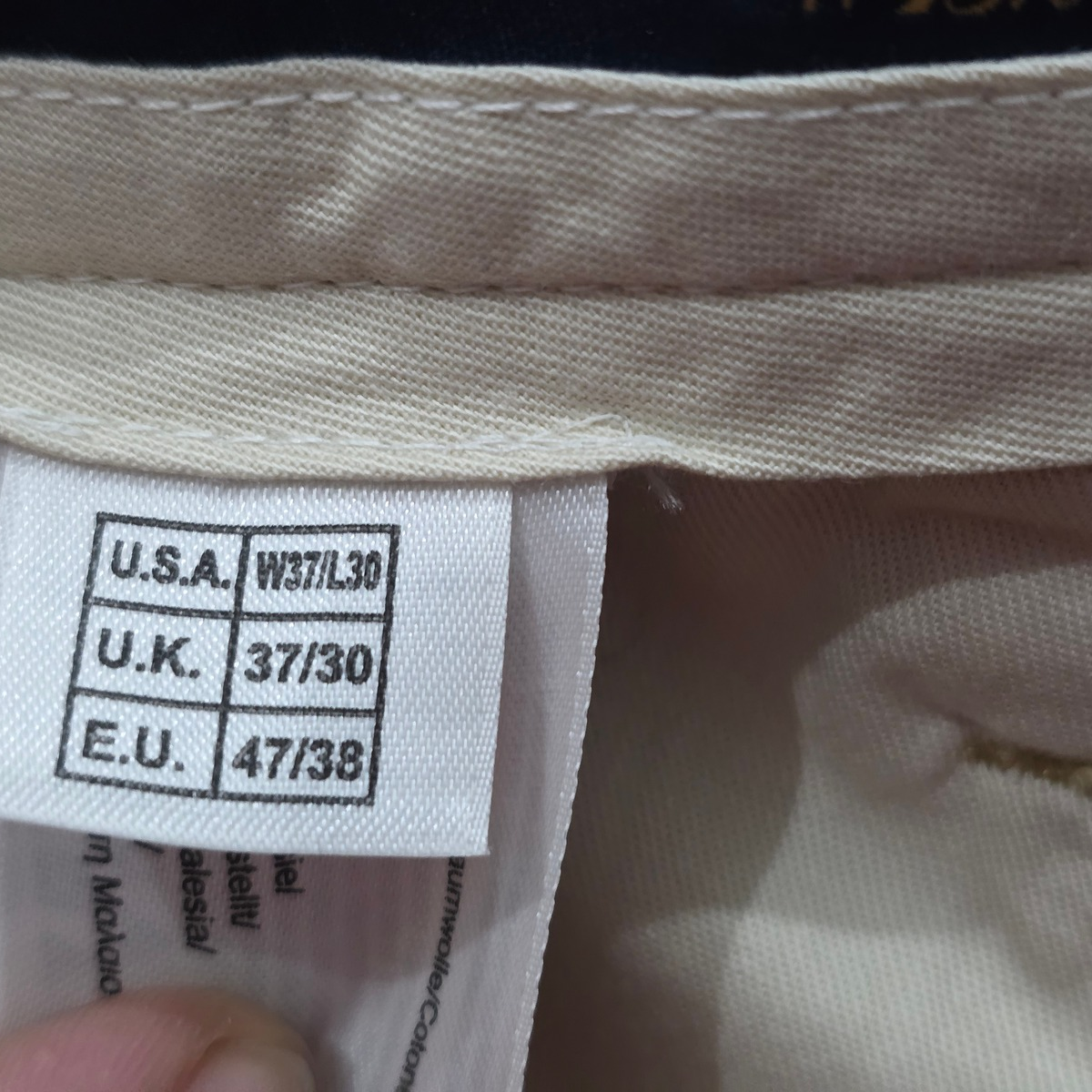 Pantalon Brooks Brothers 37x30 Clark Fit Cafe