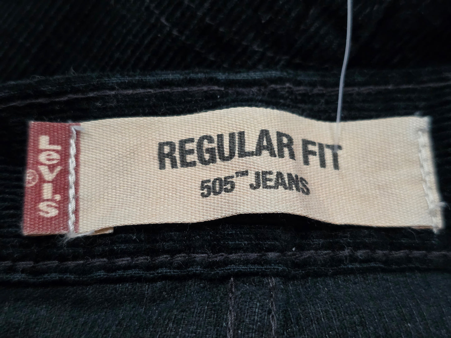 Pantalon Levis 505 40x30 Regular Fit Negro