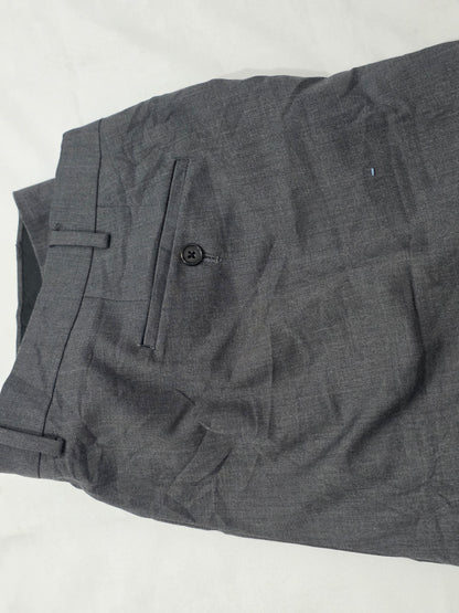 Pantalon Vestir Ralph Lauren 42x30 Recto Gris