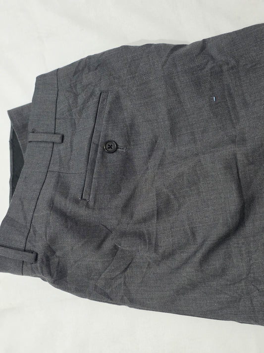 Pantalon Vestir Ralph Lauren 42x30 Recto Gris