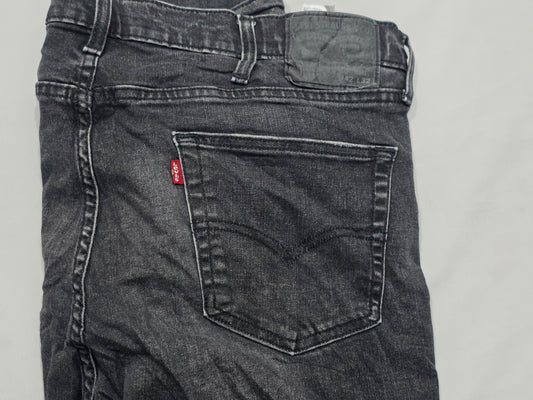 Pantalon Levis 511 42x32 Slimfit Negro Deslavado