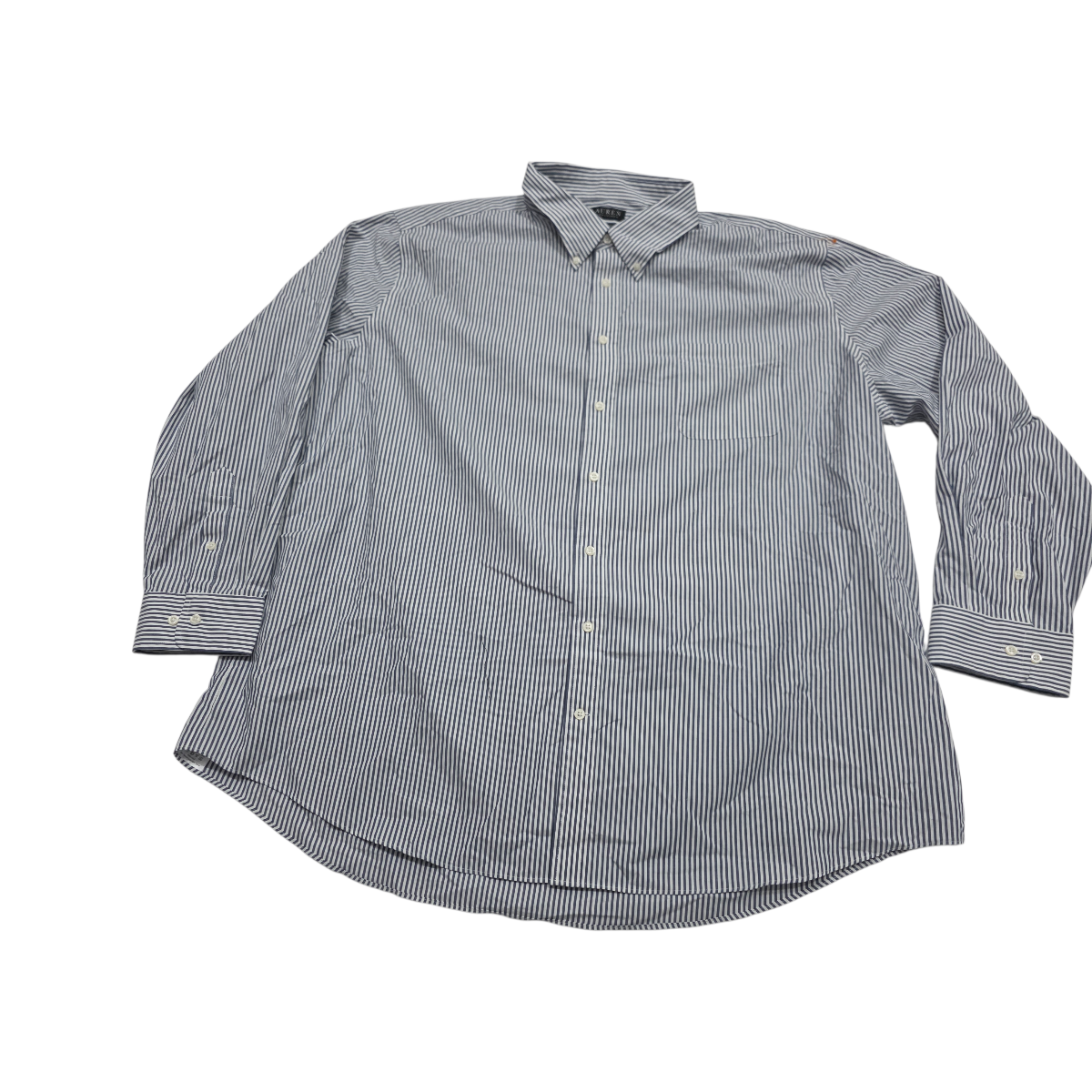 Camisa Ralph Lauren 4xl 20 36-37 Lineas Azul Y Blanco