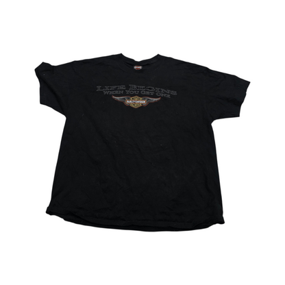 Playera Harley Davidson Minuteman Xgrande Xl Negro