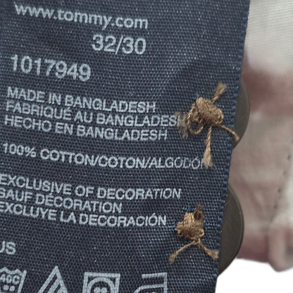 Pantalon Tommy Hilfiger 32x30 Tailored Fit Azul