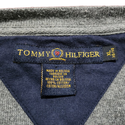 Sueter Tommy Hilfiger Xgrande Xl Rojo Con Gris Numero