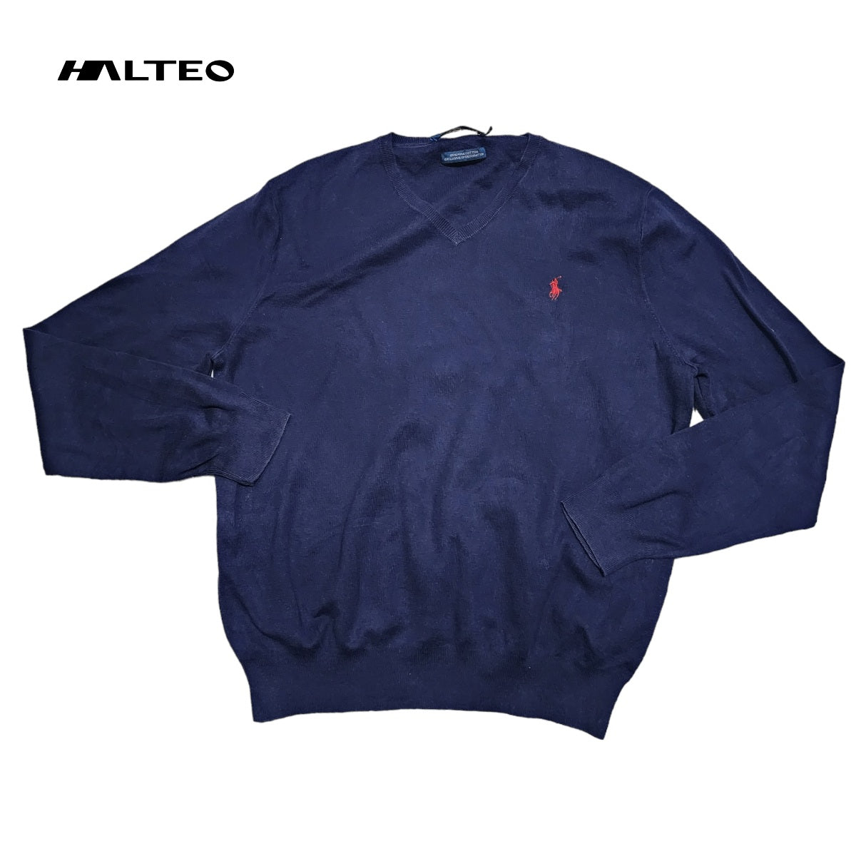 Sueter Ralph Lauren Xgrande Xl Azul Pony Rojo