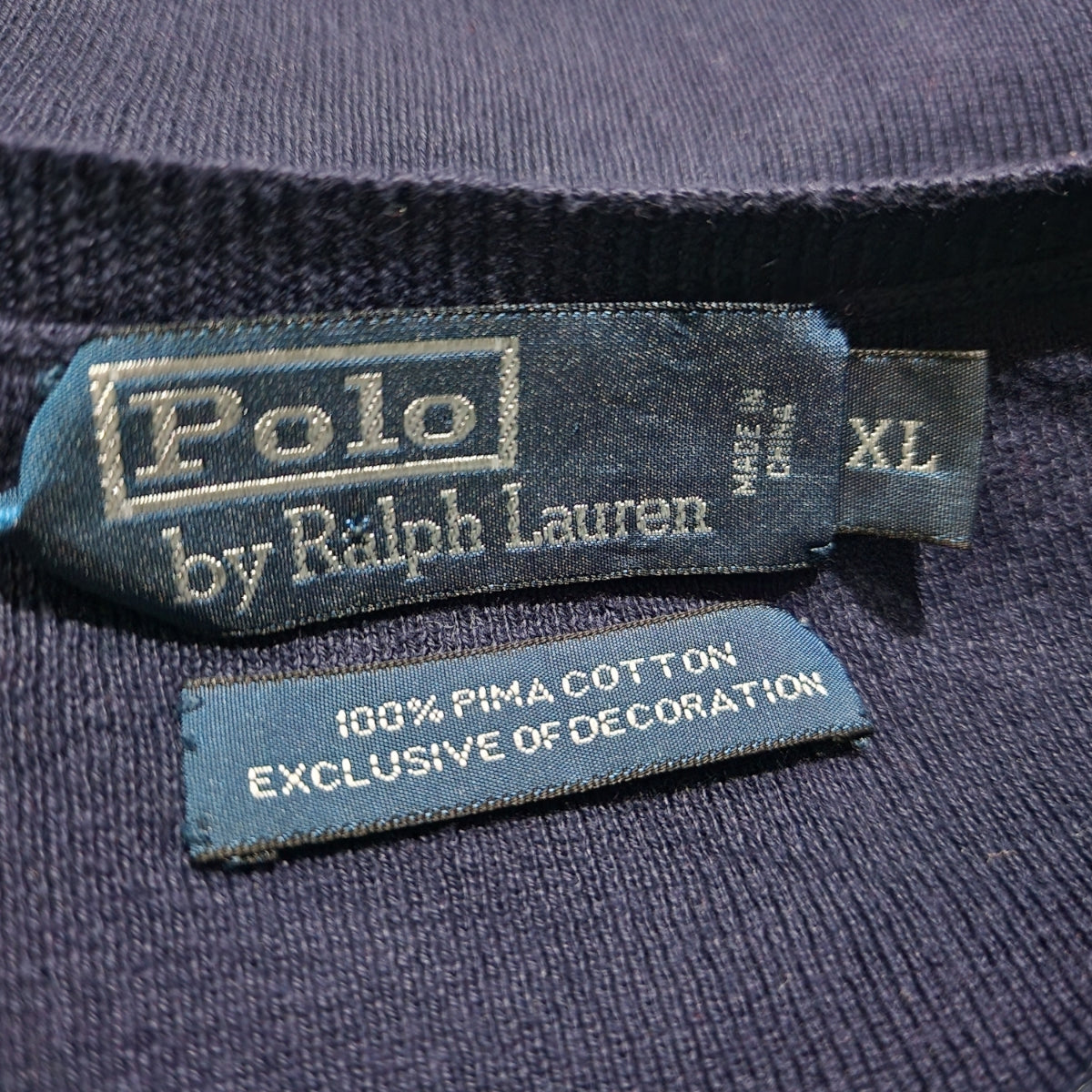 Sueter Ralph Lauren Xgrande Xl Azul Pony Rojo