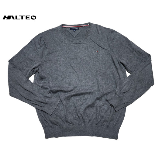 Sueter Tommy Hilfiger Xgrande Xl Gris Oscuro
