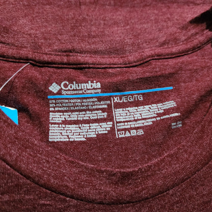 Playera Columbia Xgrande Xl Vino