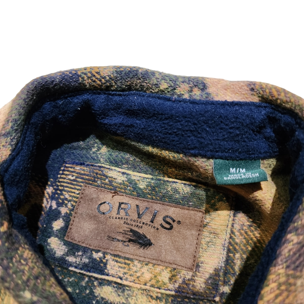 Camisa Gruesa Orvis Mediana M Cafe