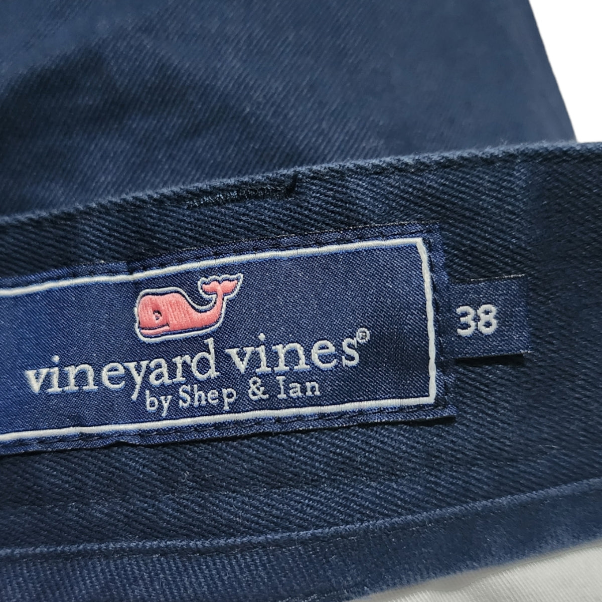 Bermuda Vineyard Vines Talla 38 Azul Ballenas