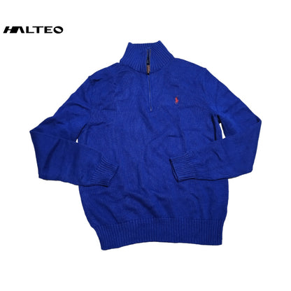 Sueter Ralph Lauren Chico S Azul Pony Rojo