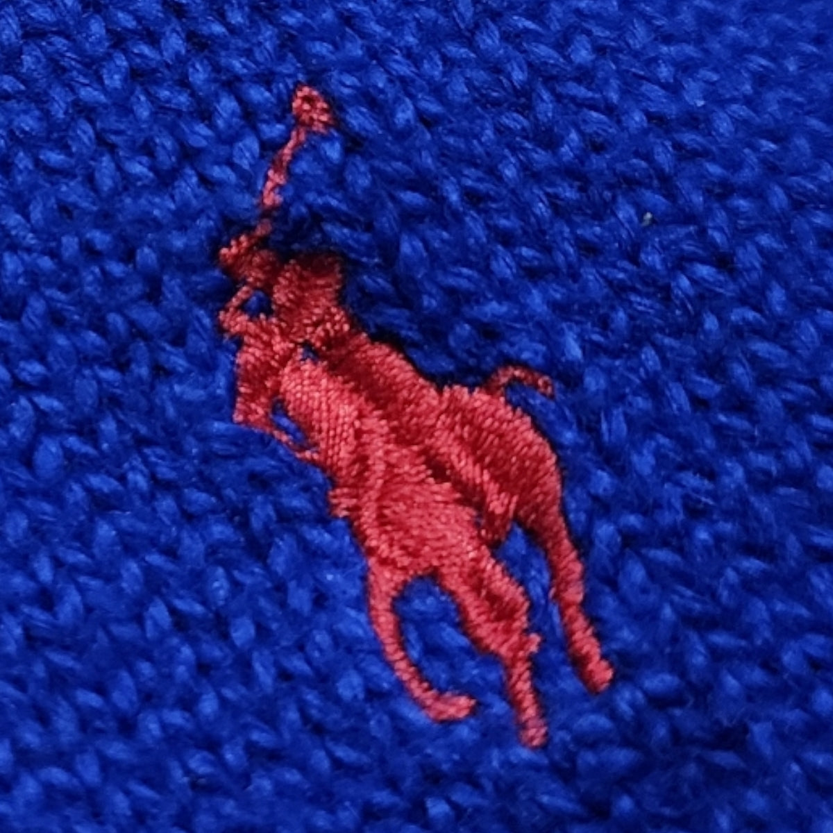 Sueter Ralph Lauren Chico S Azul Pony Rojo