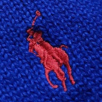 Sueter Ralph Lauren Chico S Azul Pony Rojo