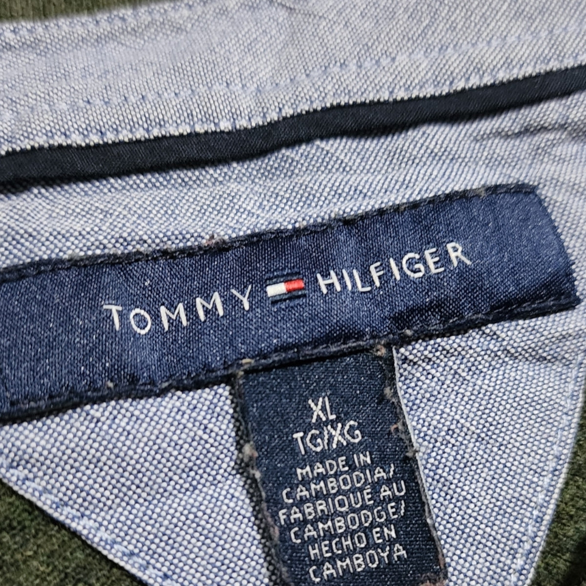 Playera Polo Tommy Hilfiger Xgrande Xl Verde