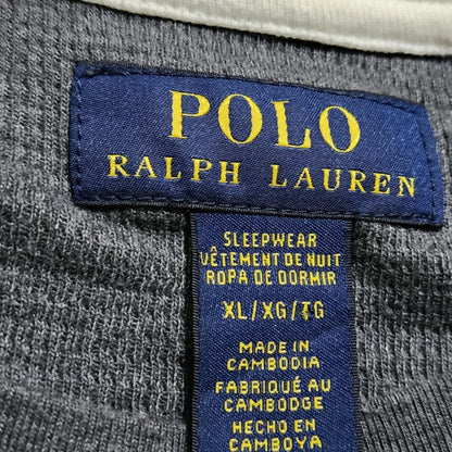 Playera Manga Larga Ralph Lauren Xgrande Xl Gris Oscuro