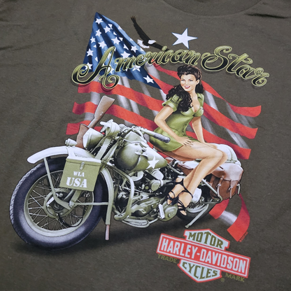 Playera True Religion Xgrande Xl Verde American Star