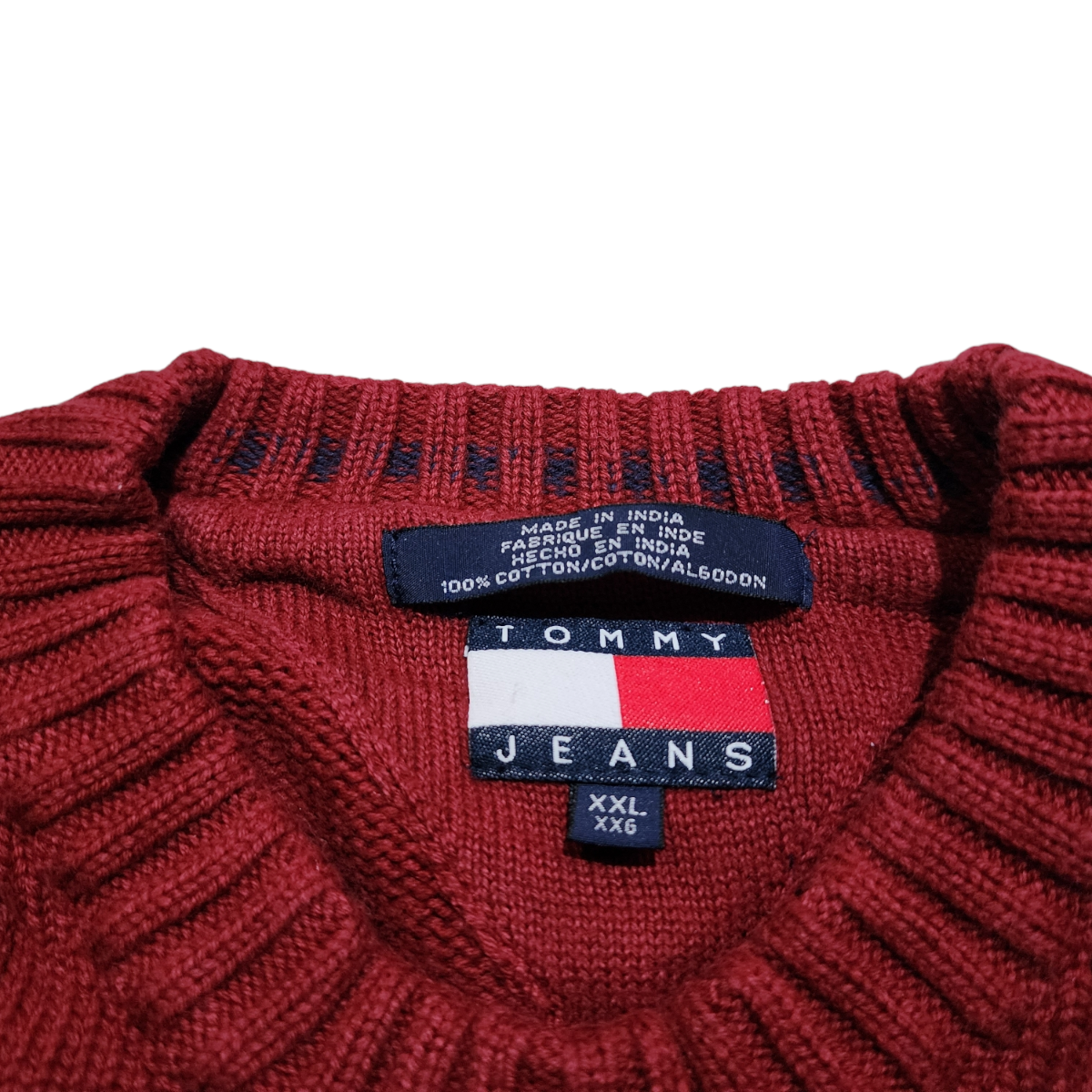 Sueter Tommy Hilfiger 2xl Rojo