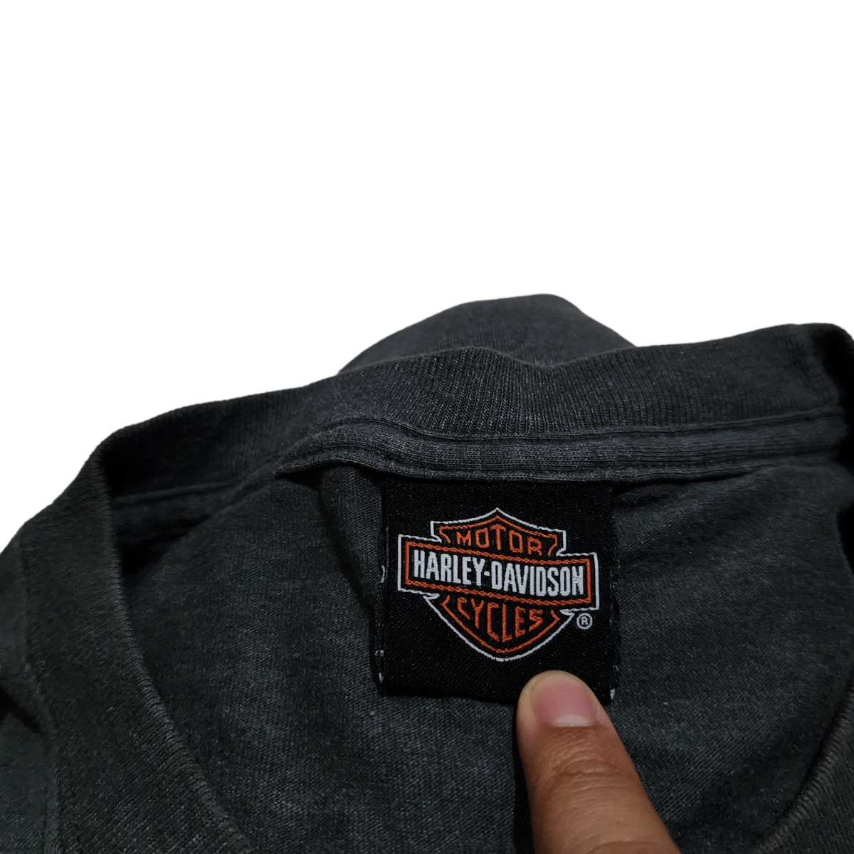 Playera Harley Davidson Grande L Gris Cavalry Battlefield