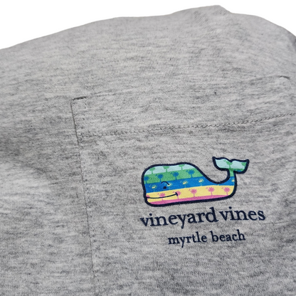 Playera Manga Larga Vineyard Vines Chico S Gris