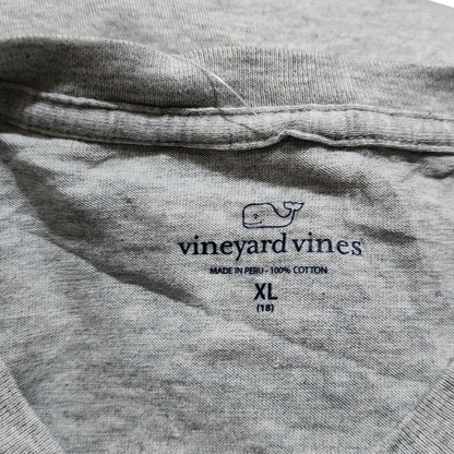 Playera Manga Larga Vineyard Vines Chico S Gris