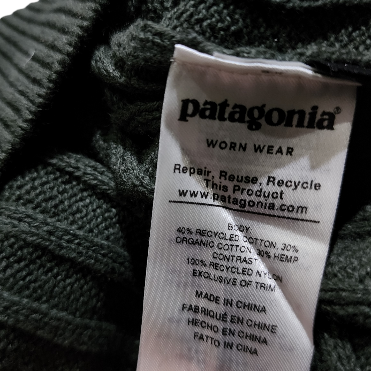 Sueter Patagonia 2xl Verde