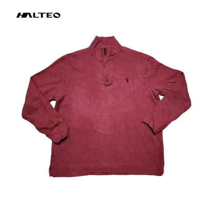 Sueter Ralph Lauren Grande L Rojo Pony Azul