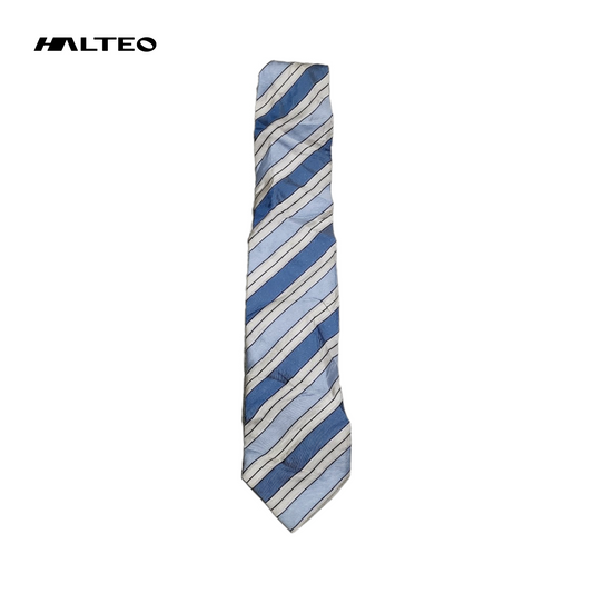Corbata Hugo Boss Azul Lineas Seda