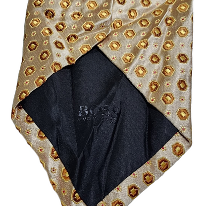 Corbata Hugo Boss Seda Cafe Figuras