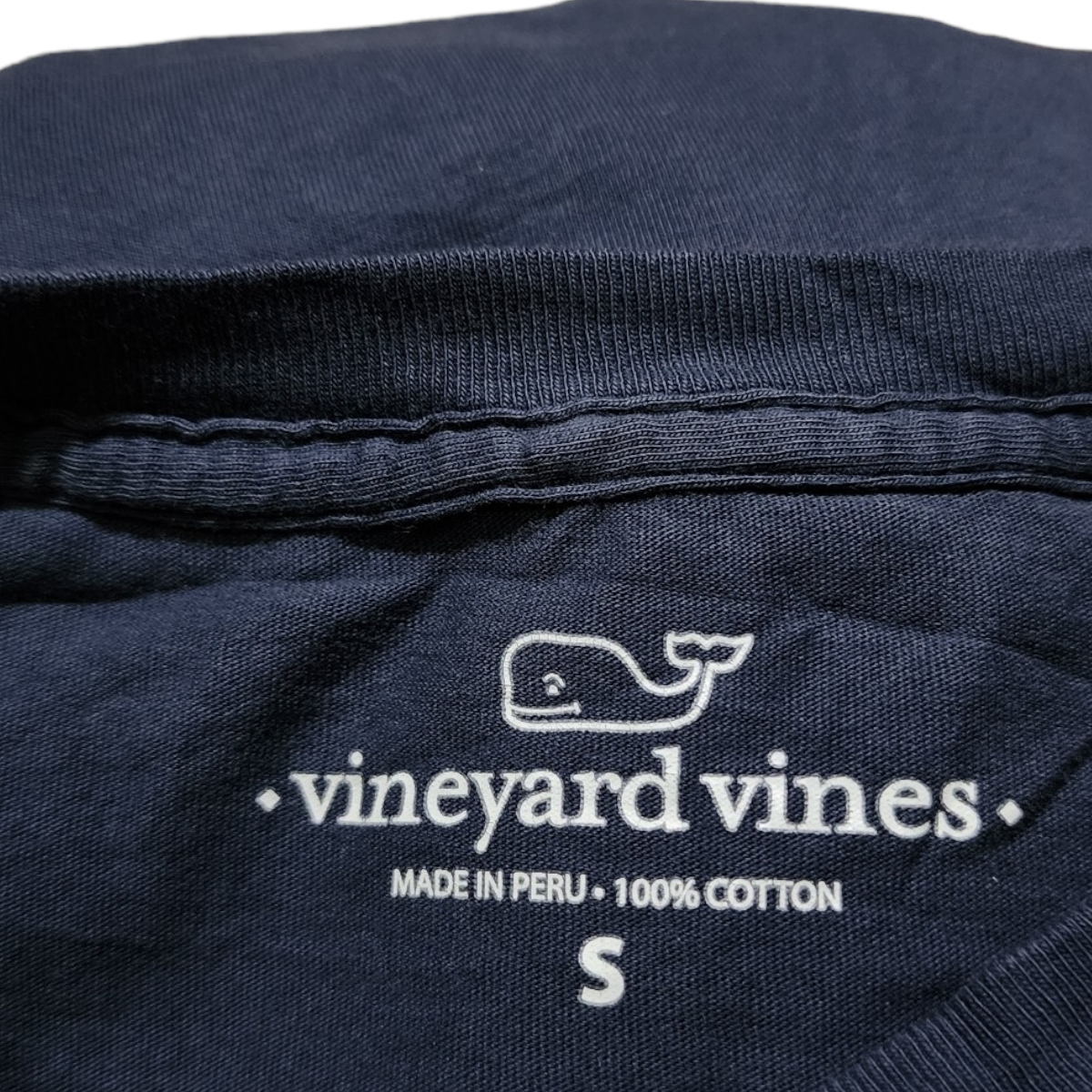 Playera Manga Larga Vineyard Vines Chico S Azul Deslavado