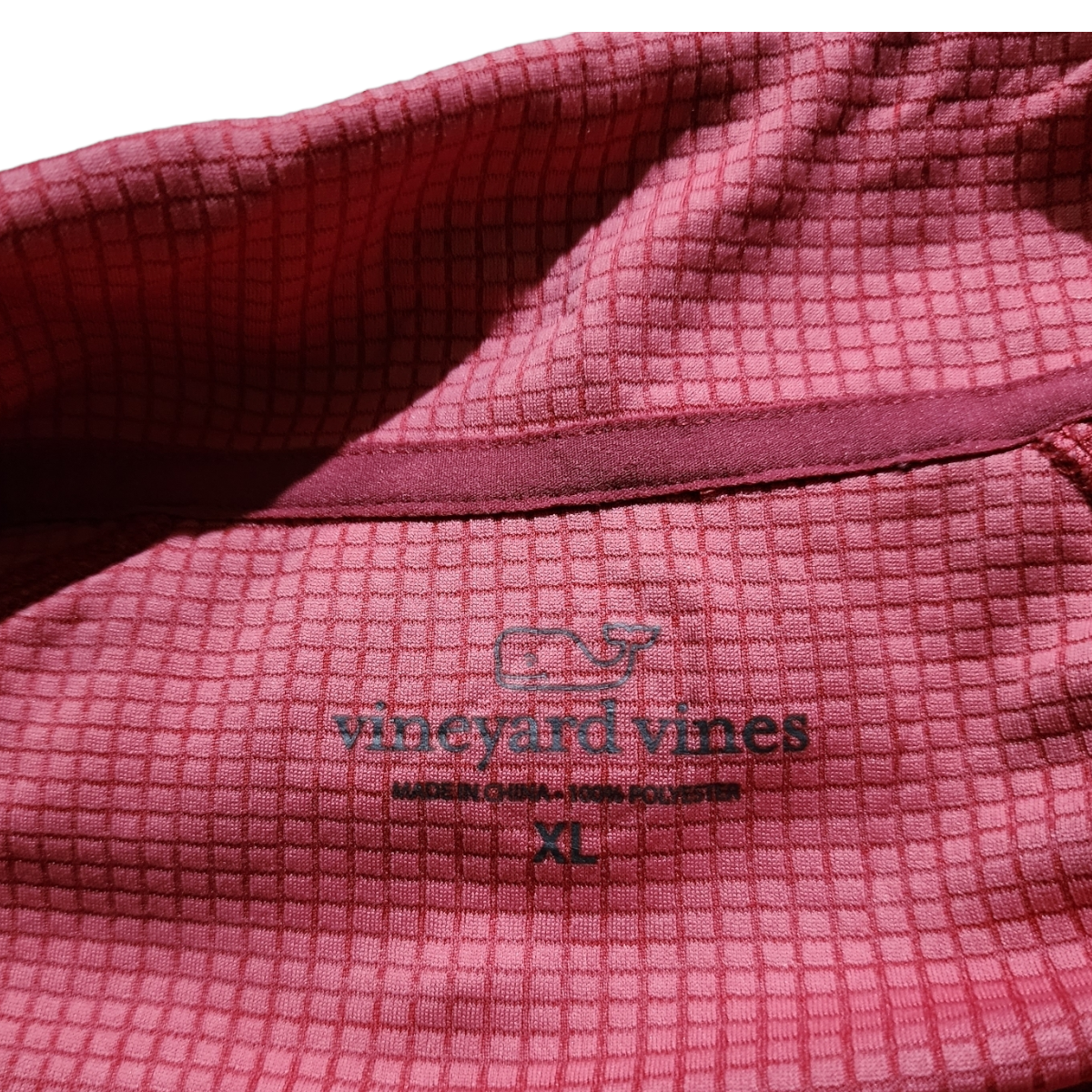 Sudadera Ligera Vineyard Vines Xgrande Xl Rosa