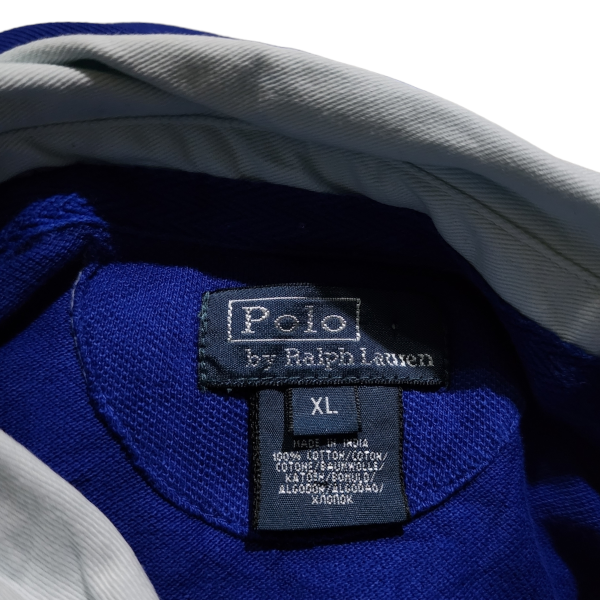 Playera Manga Larga Polo Ralph Lauren Chico S Azul