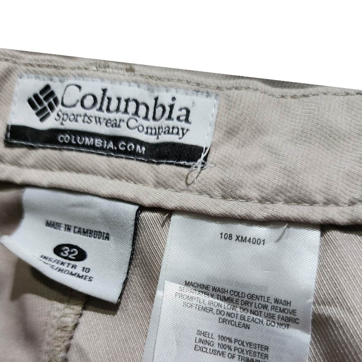 Bermuda Columbia Talla 32x10 Café