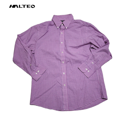 Camisa Ralph Lauren Xgrande Xl 17 34-35 Slimfit Rosa Cuadros