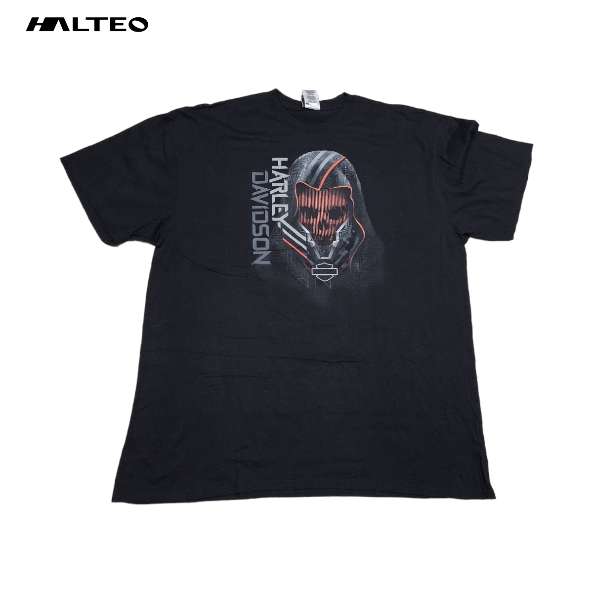 Playera Harley Davidson 2xl Calavera Negro