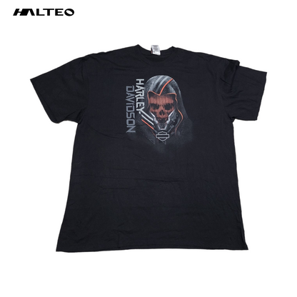 Playera Harley Davidson 2xl Calavera Negro