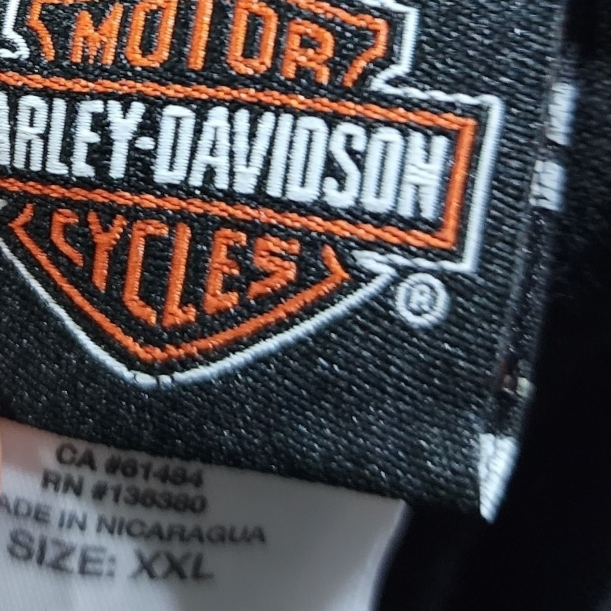 Playera Harley Davidson 2xl Calavera Negro