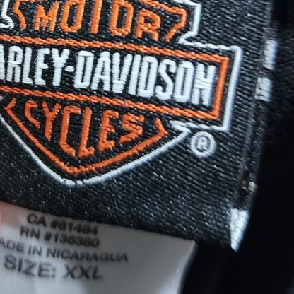 Playera Harley Davidson 2xl Calavera Negro