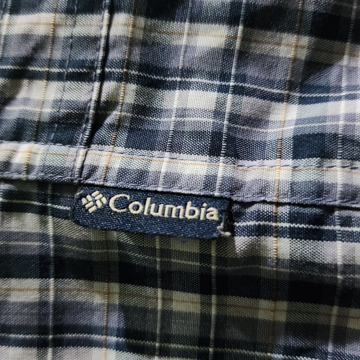 Camisa Columbia Grande Xgrande Xl Azul Cuadros