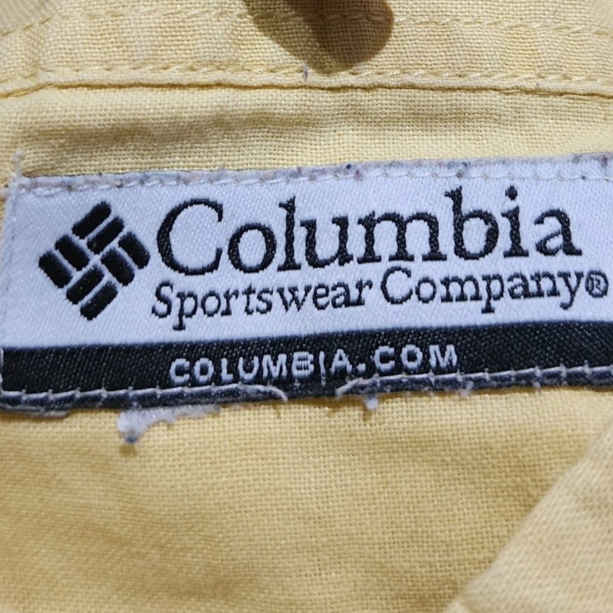 Camisa Manga Corta Columbia Xgrande Xl Amarillo