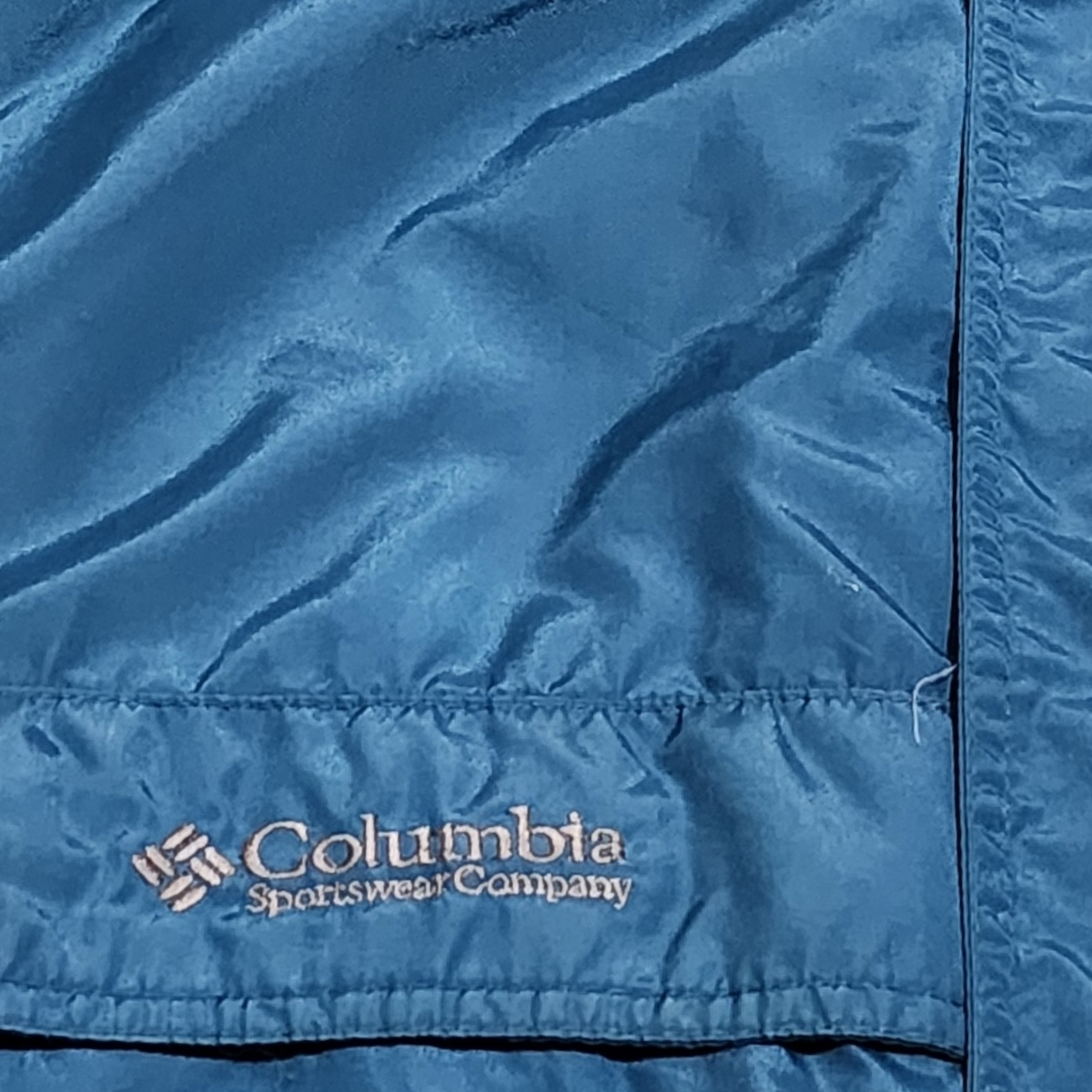 Chamarra Columbia Mediana M Azul Retro